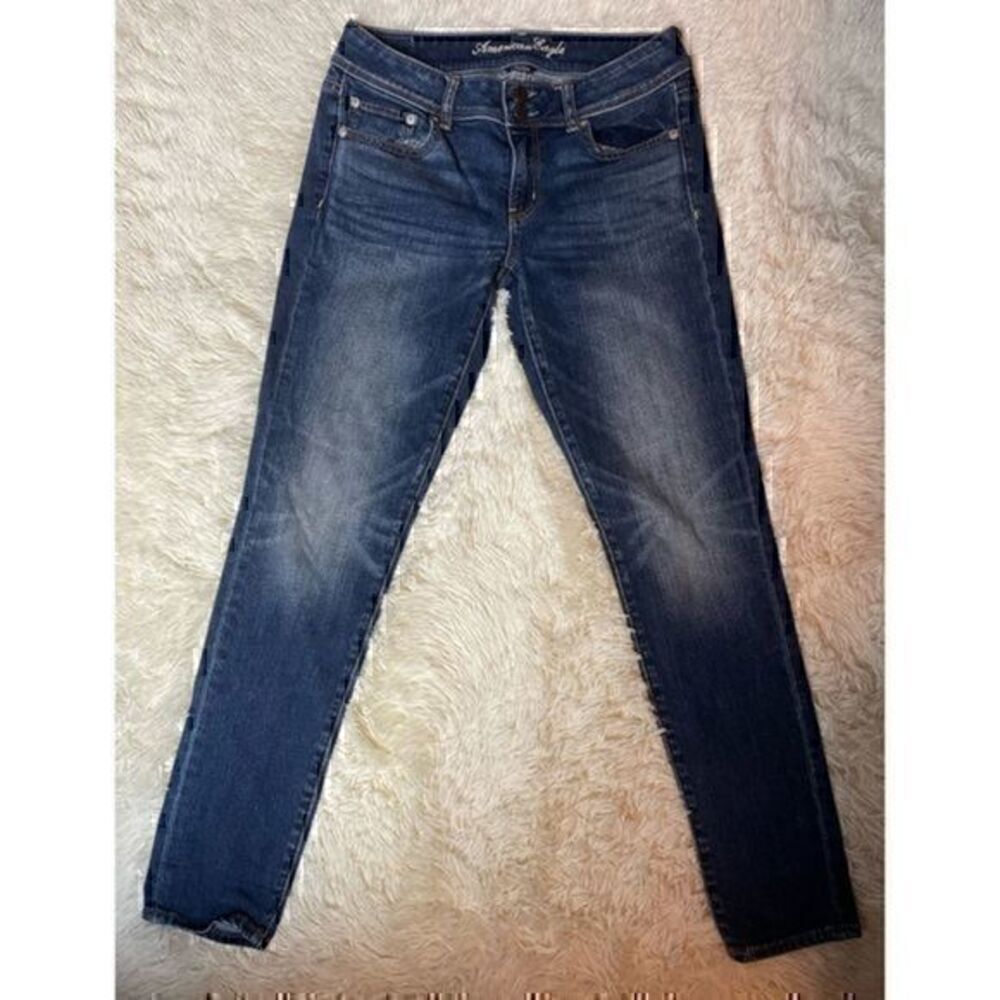 EUC American Eagle Stretch Skinny Jeans Size 6